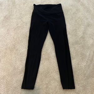 Athleta brand mesh paneled leggings.